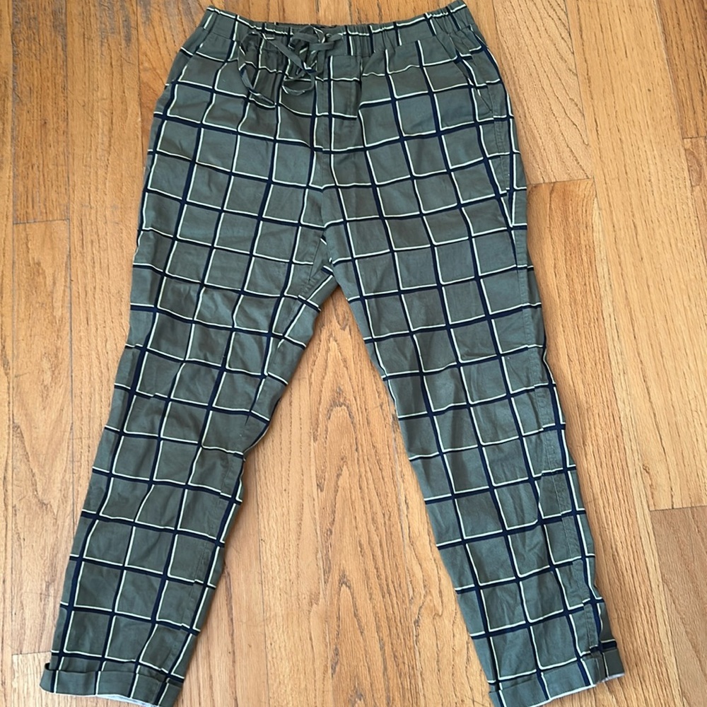 Wildfang plaid drawstring pants